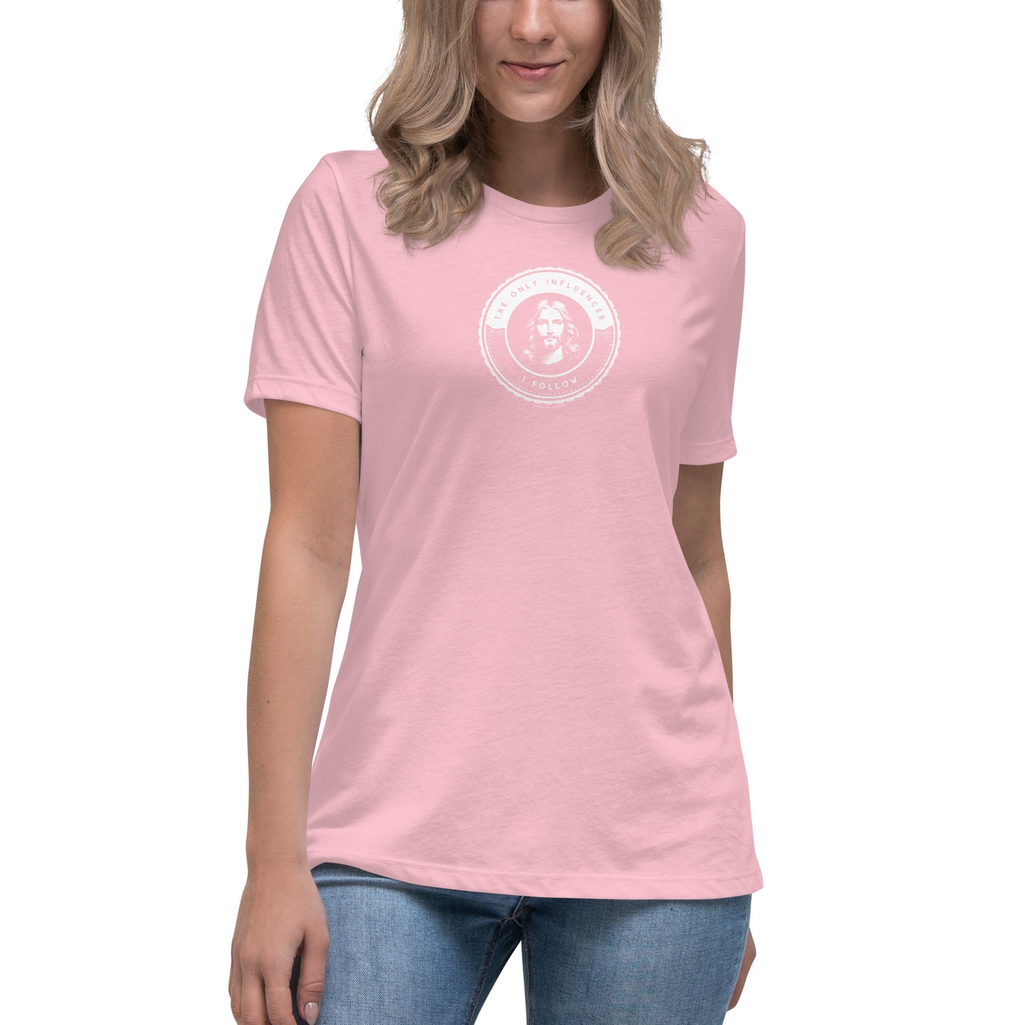 Women's Christian Tee - Jesus The Only Influencer I Follow