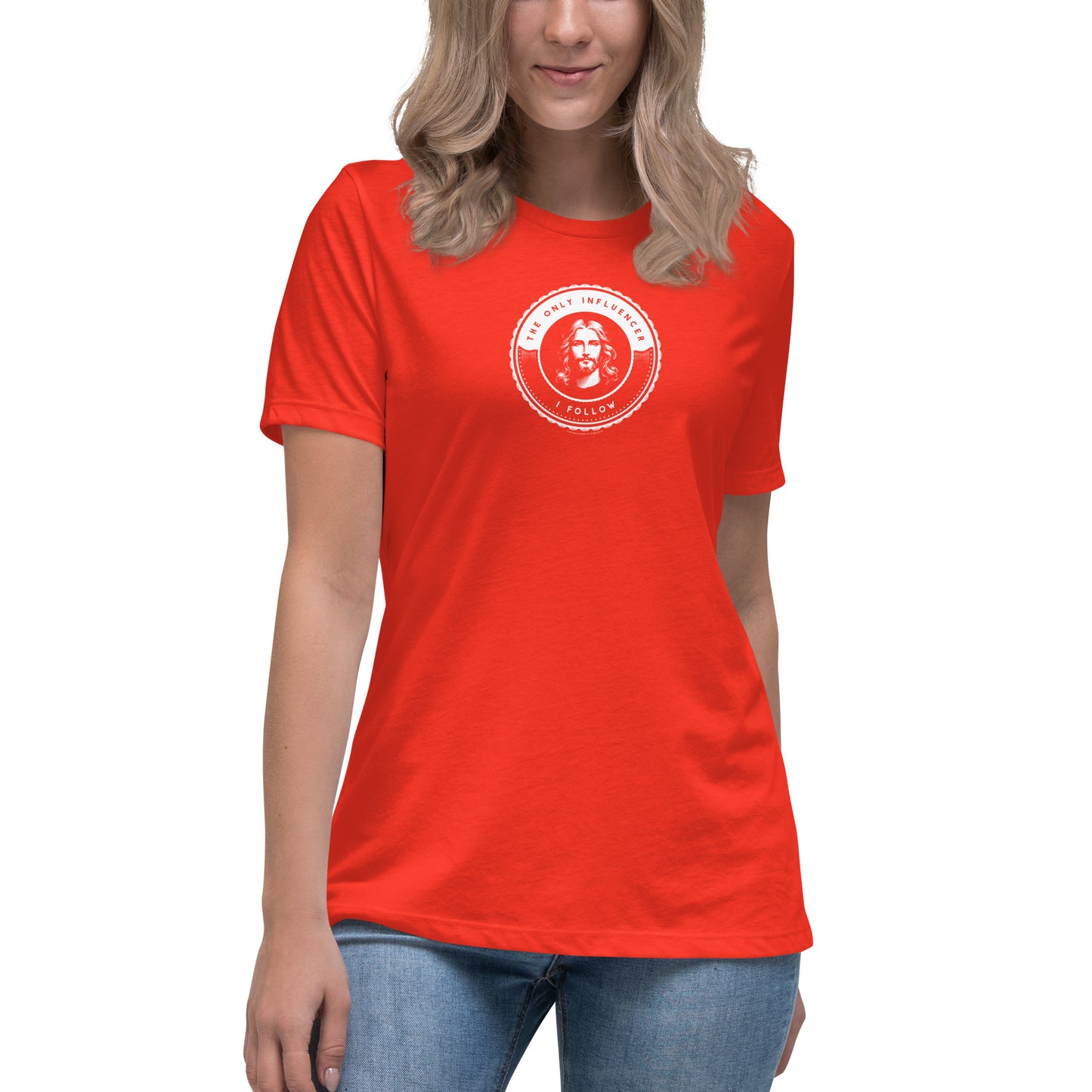 Women's Christian Tee - Jesus The Only Influencer I Follow