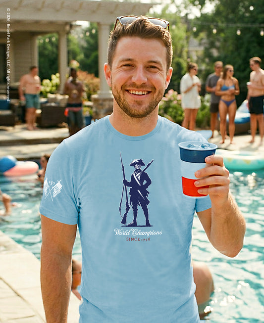 America 250 Anniversary T-Shirt | World Champions Since 1776 Tee
