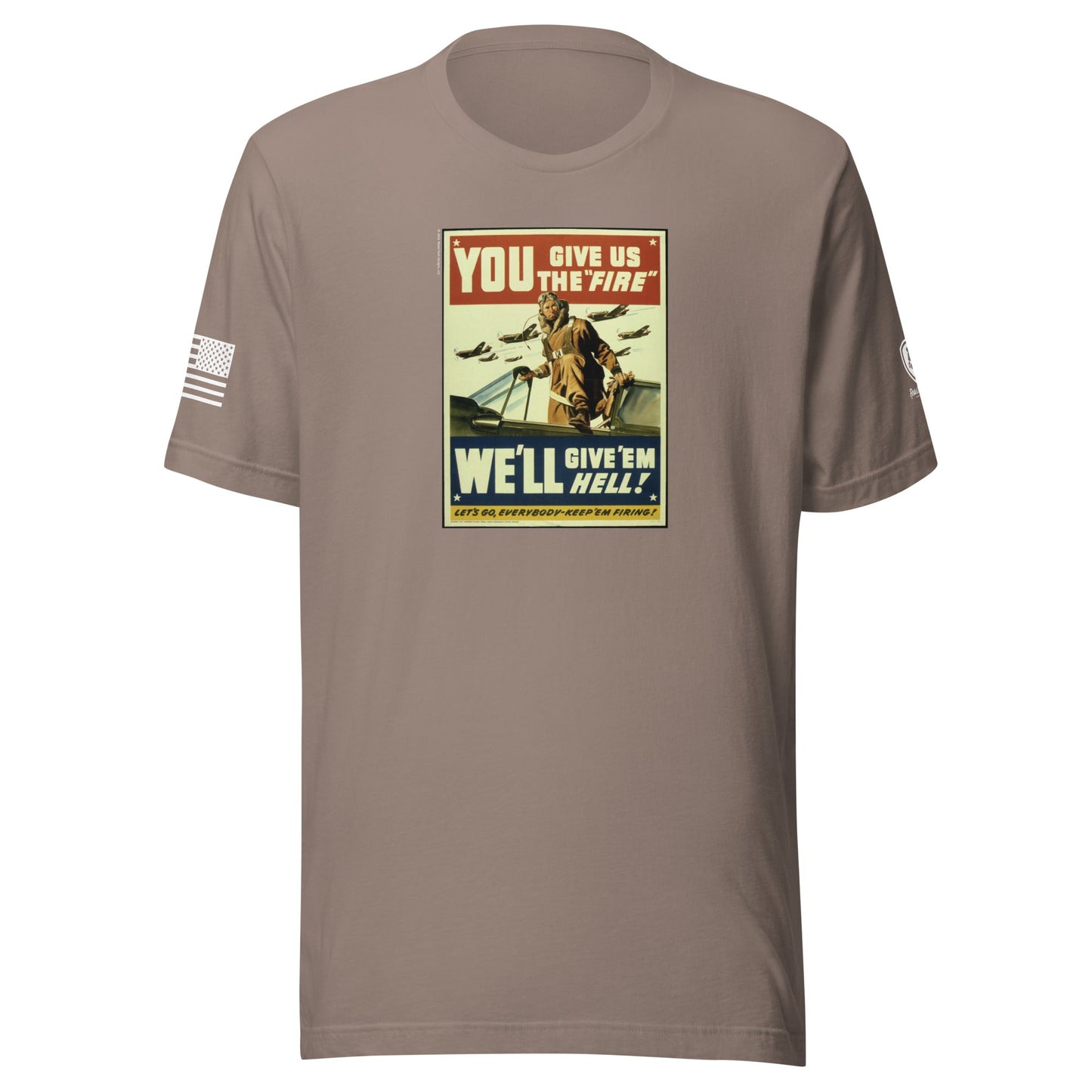 WW2 Poster T-Shirt for Men – Patriotic Tee for Men – WW2 Tribute Shirt - Rebel Park USA
