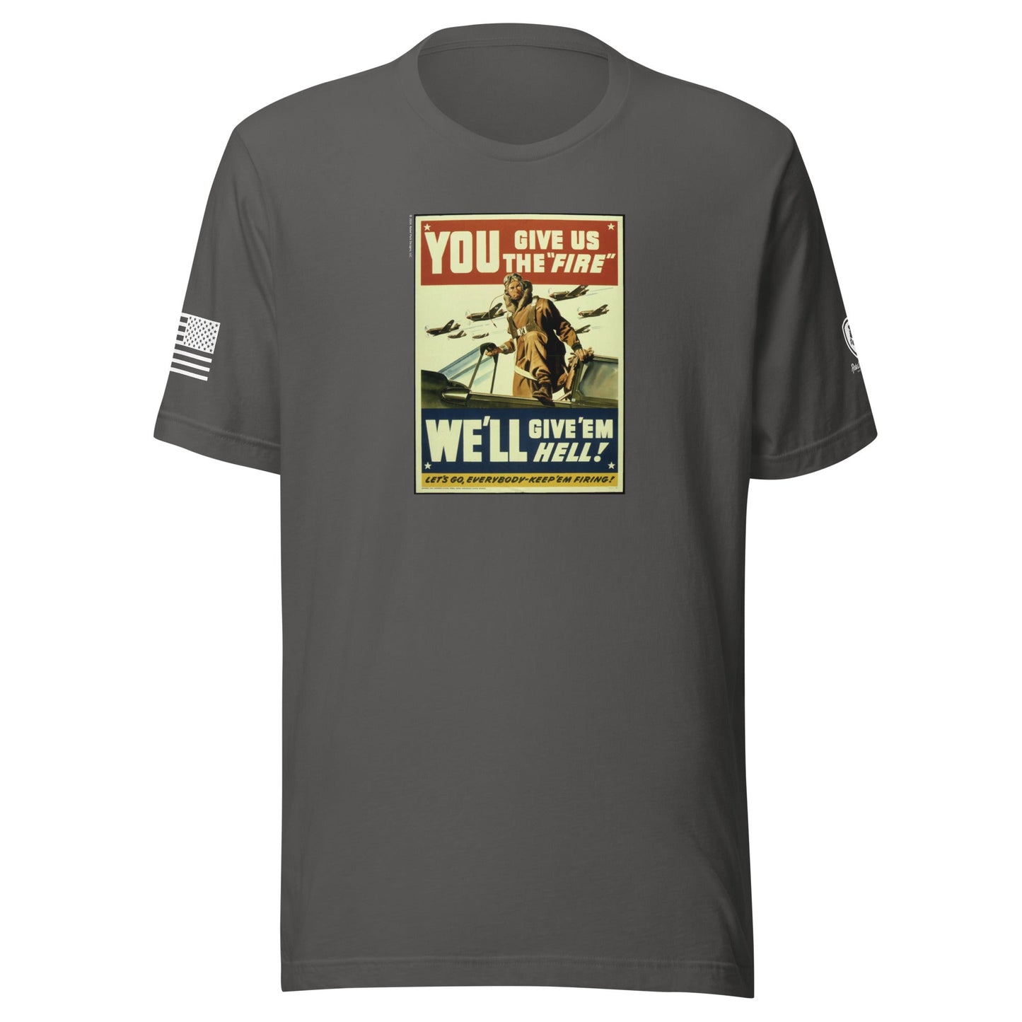 WW2 Poster T-Shirt for Men – Patriotic Tee for Men – WW2 Tribute Shirt - Rebel Park USA