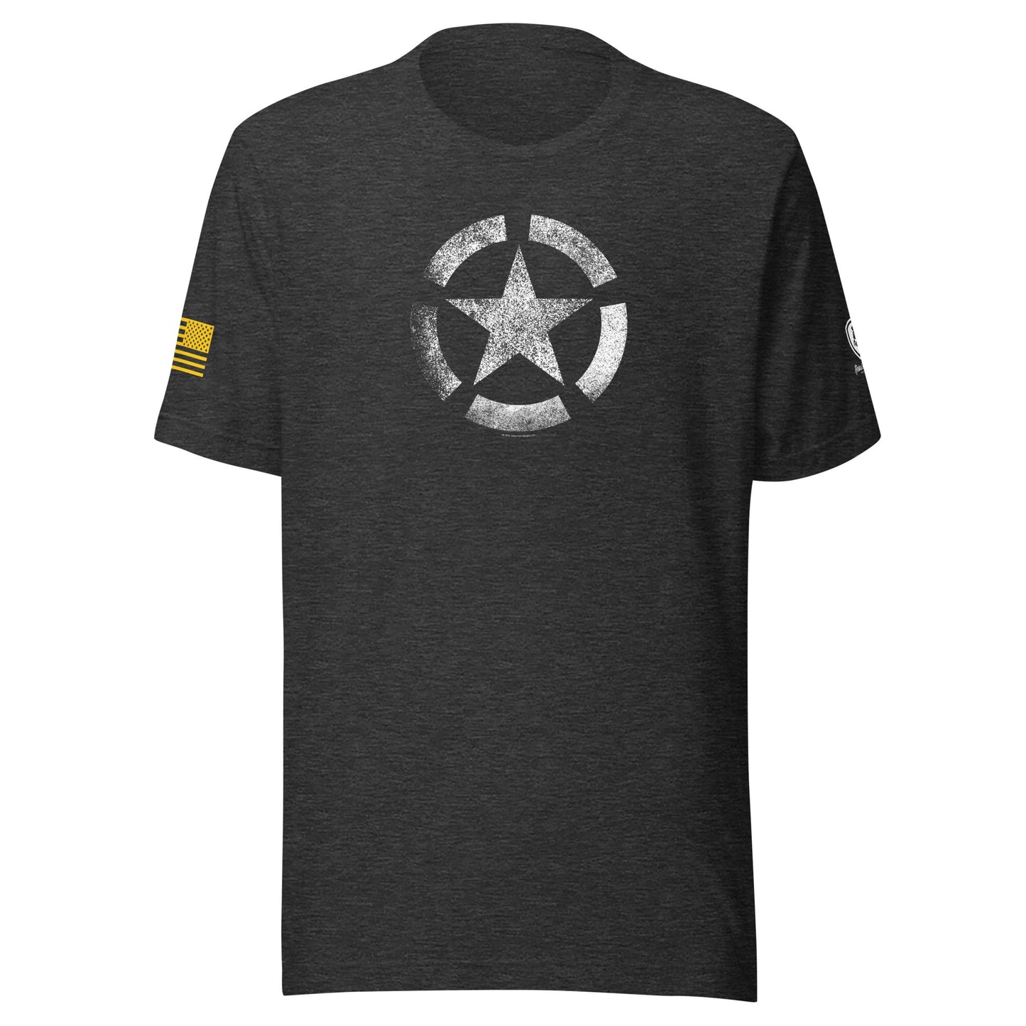 WW2 Star T-Shirt – Vintage Patriotic Tee – USA Flag Shirt for Men - Rebel Park USA