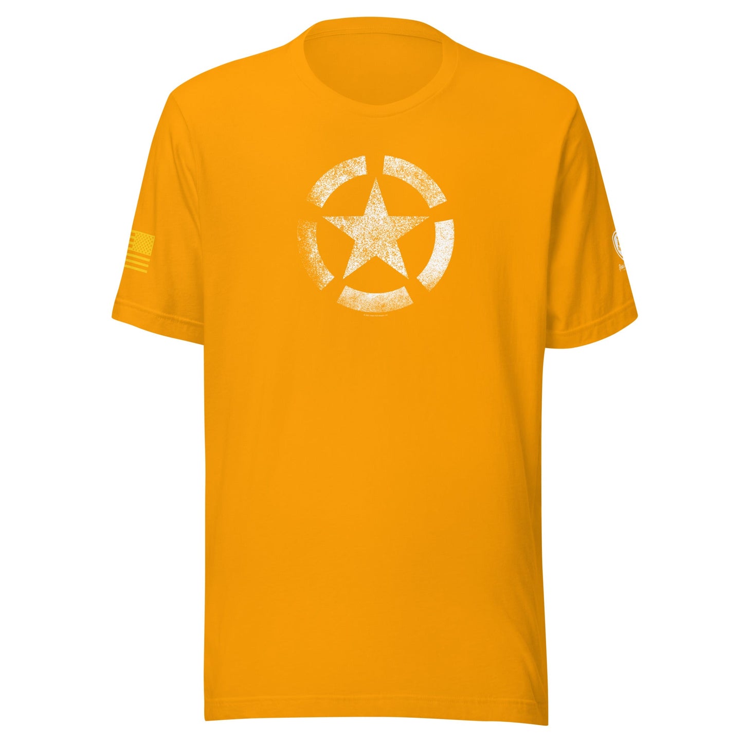 WW2 Star T-Shirt – Vintage Patriotic Tee – USA Flag Shirt for Men - Rebel Park USA