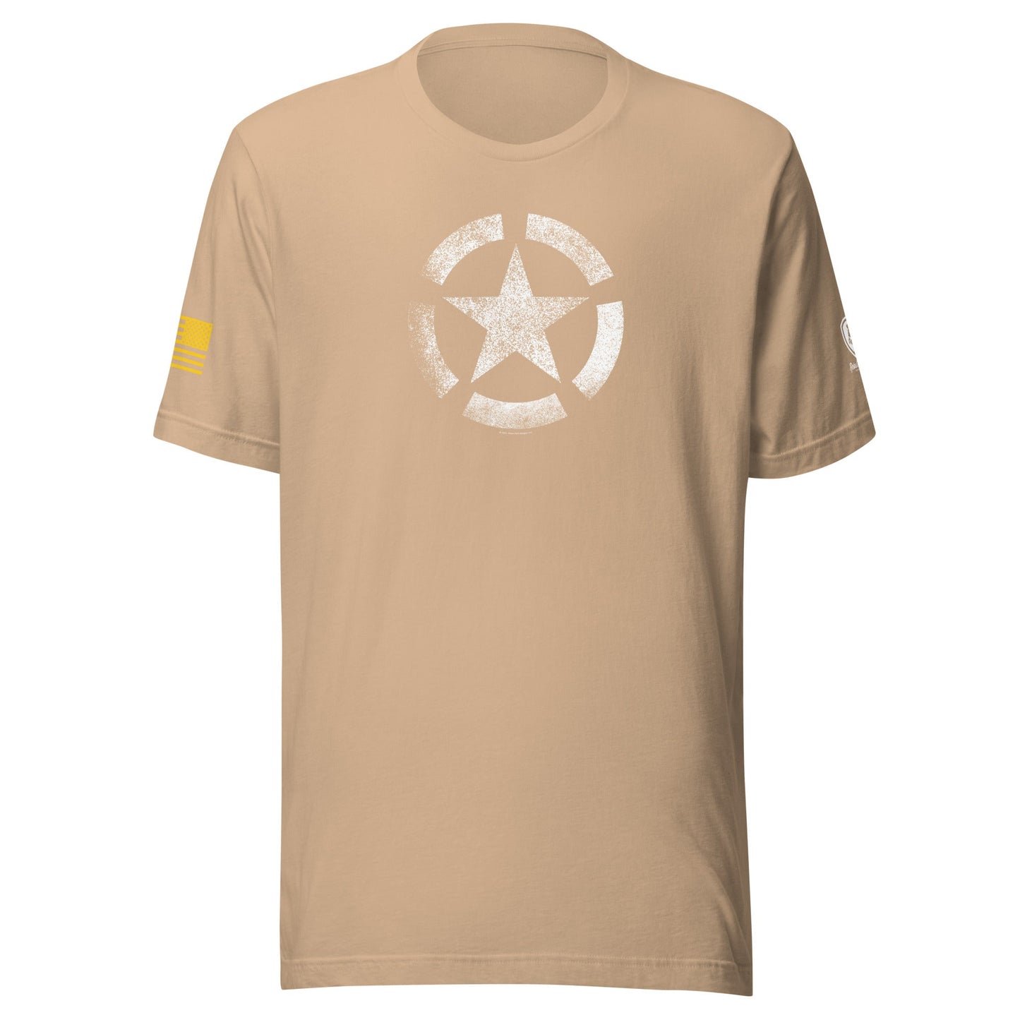 WW2 Star T-Shirt – Vintage Patriotic Tee – USA Flag Shirt for Men - Rebel Park USA