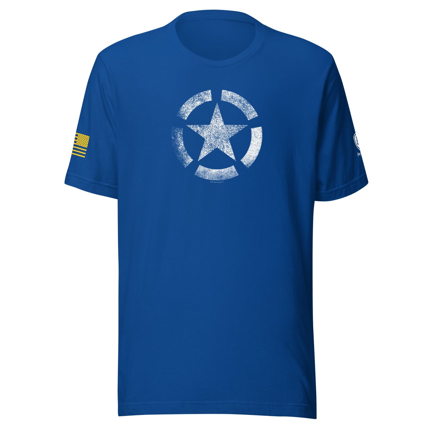 WW2 Star T-Shirt – Vintage Patriotic Tee – USA Flag Shirt for Men - Rebel Park USA